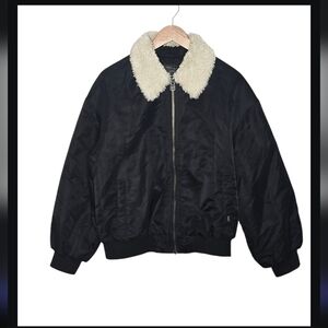 Levi's Elise Retro Bomber Faux Fur Collar Jacket